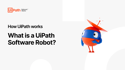 What is a UiPath Software Robot Video