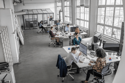 group of office workers