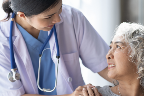 patient with medial professional