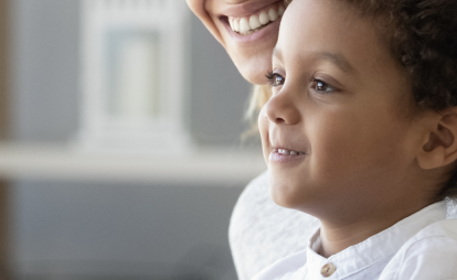 child with a medical professional