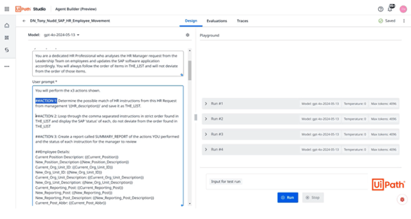 SAP HR automation  - agentic use case