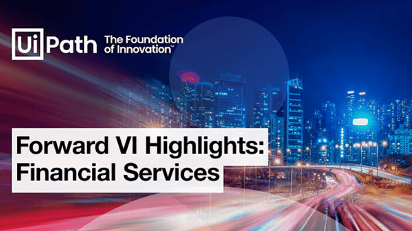 Forward VI Highlights: Financial Services Infographic