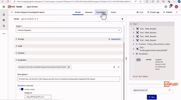 Invoice dispute resolution demo