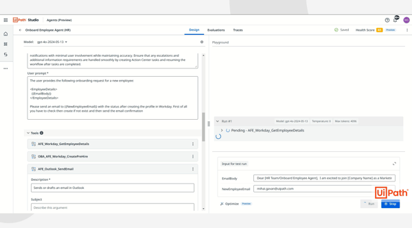 HR onboarding employee agent - agentic use cases - video demo