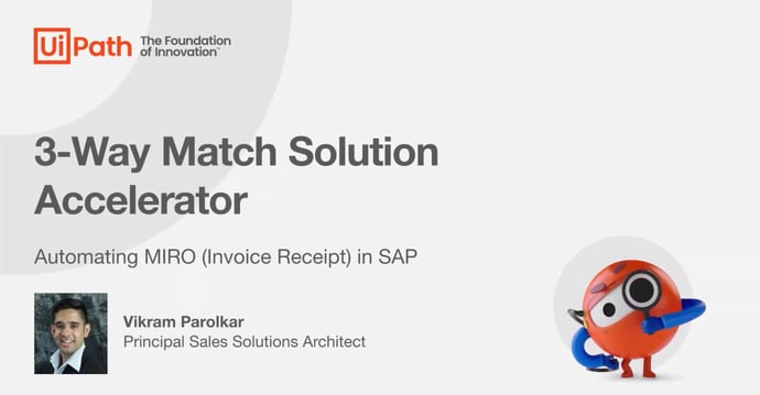 3-Way Match Solution Accelerator