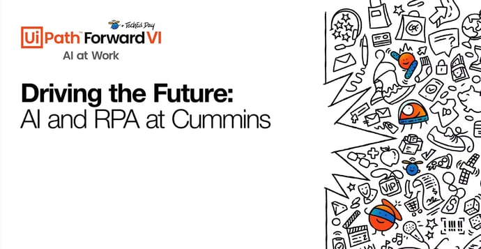 Driving the future: AI and RPA at Cummins