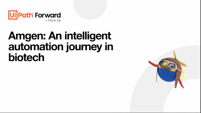 Amgen: An intelligent automation journey in biotech