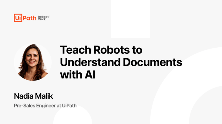 Teach Robots to Understand Documents with AI