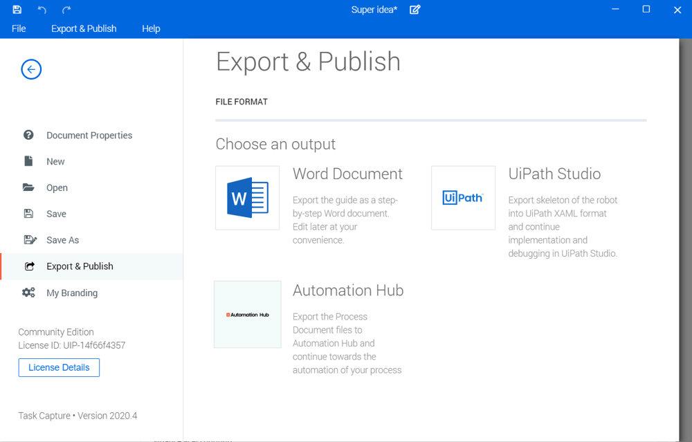 uipath task user assignment