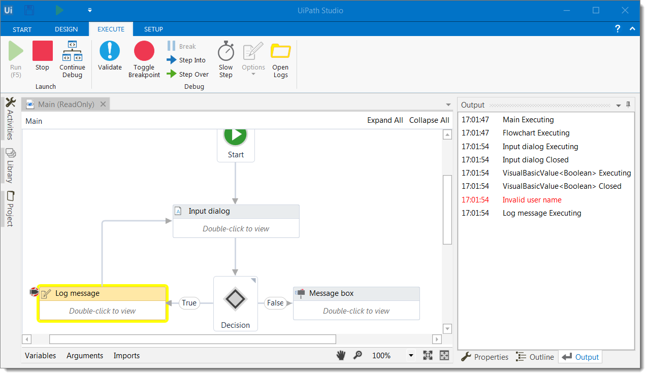 ui flowchart Introduction Debugging to a Workflow